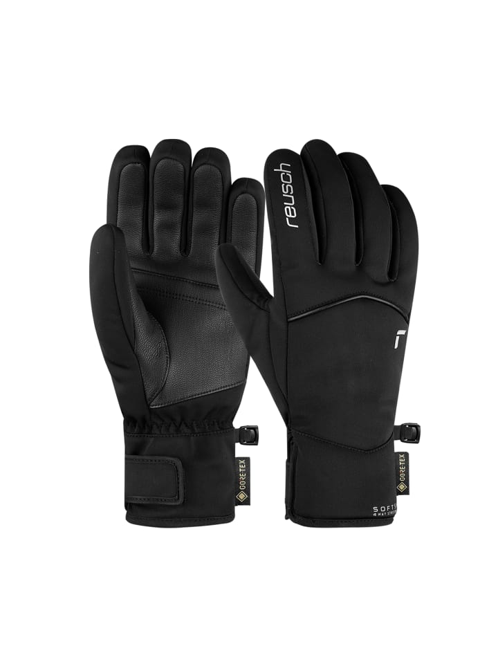 Fingerhandschuhe Mia in 7702 black / silver