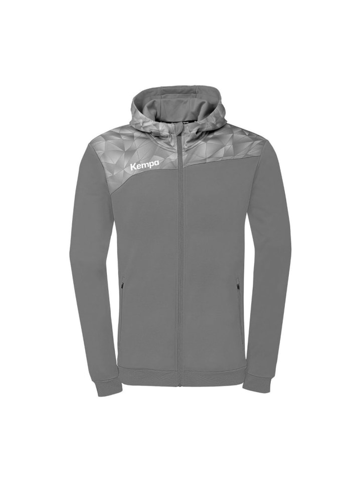 Trainingsjacke "Athletics 29 Kapuzenjacke" in Grau