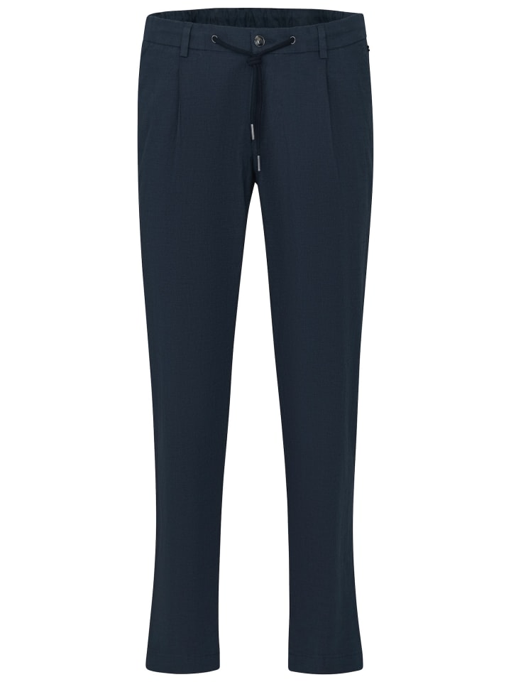 Bundfaltenhose in 380-marine