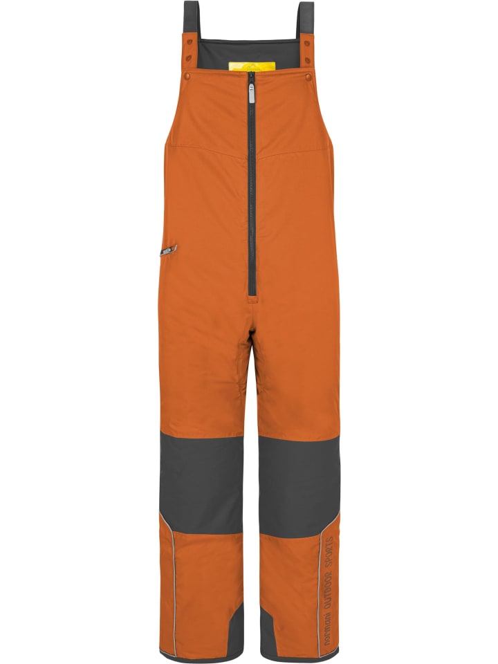 Kinder Winterhose mit Hosenträgern Ulukhaktok in Orange