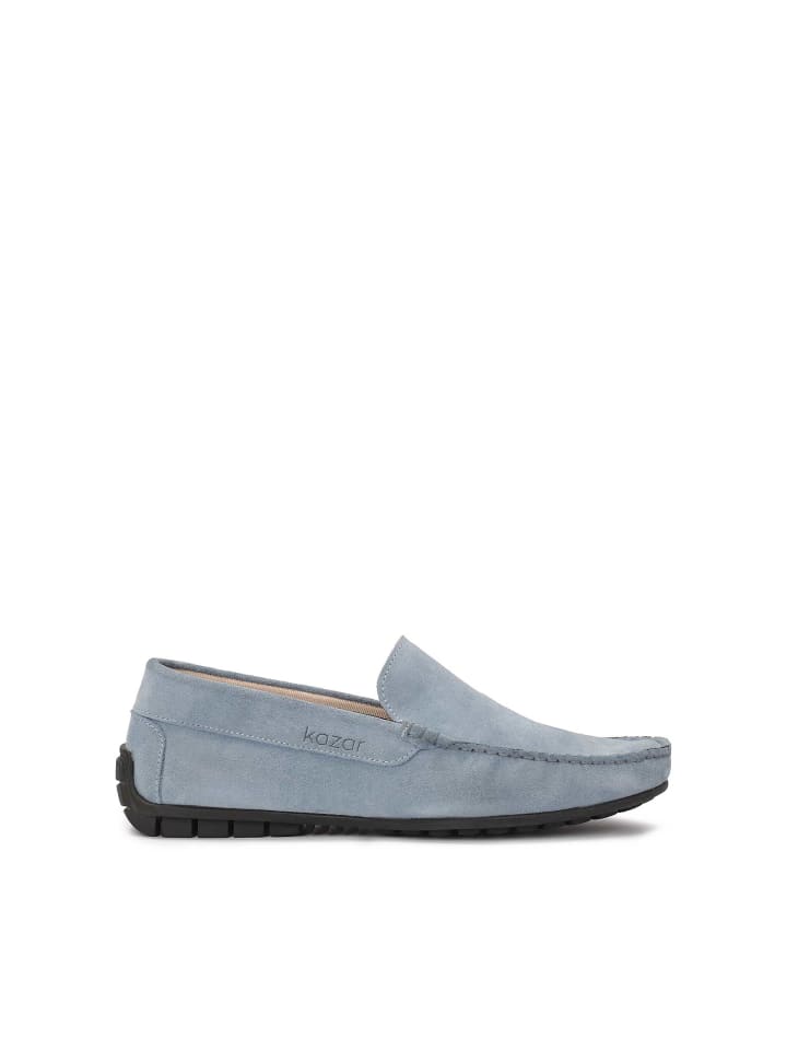 Mokassins in Blau