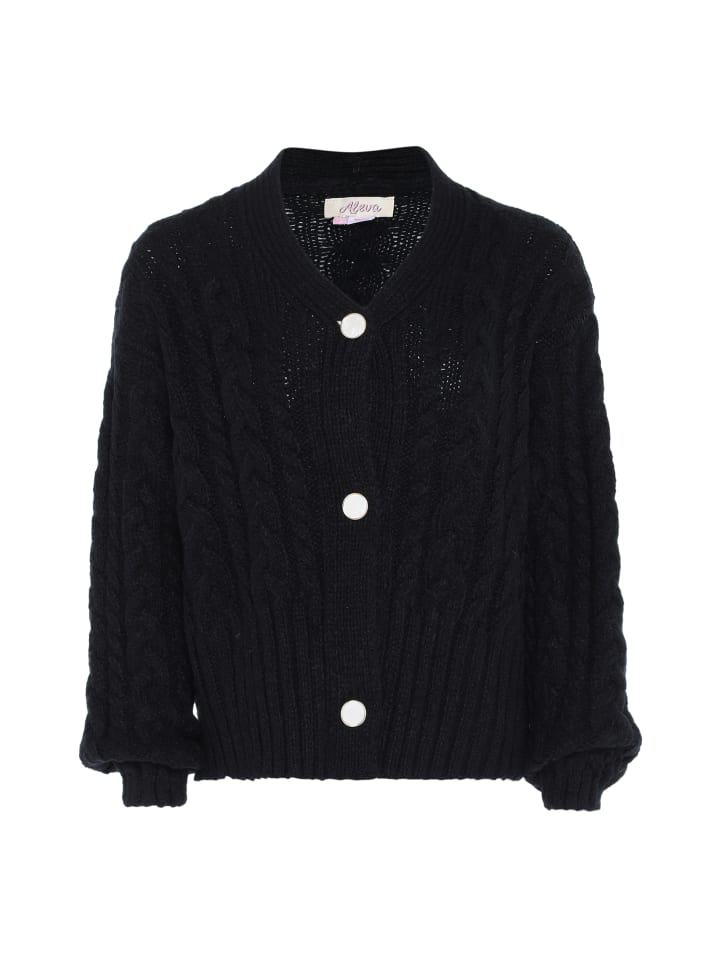 Women Cardigan in Schwarz