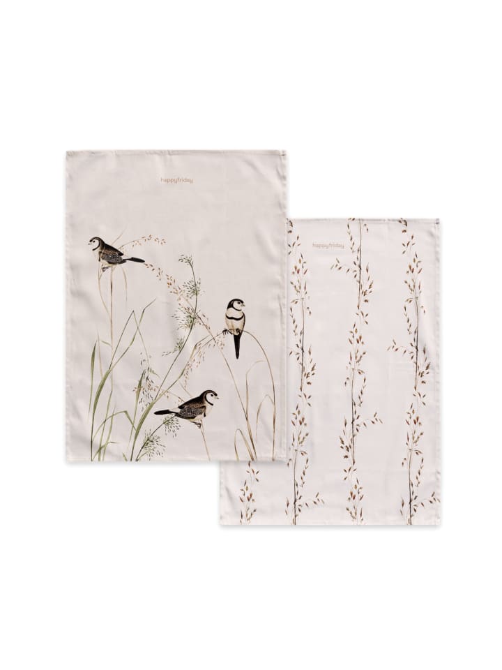 Happy birds Geschirrtuch (2 tlg)