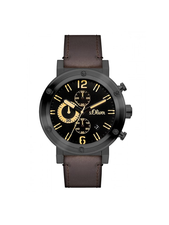 Chronograph SO-3096-LC in schwarz