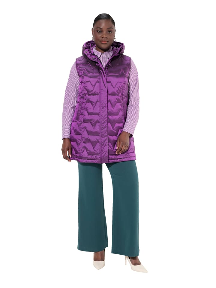 Weste in magenta