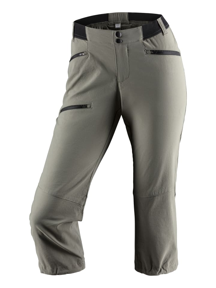Caprileggings in olivgrün