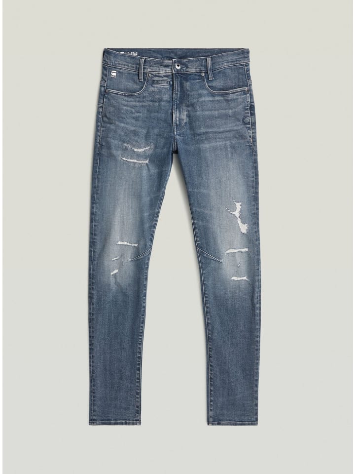 D-Staq Slim Jeans faded blue pebble restored
