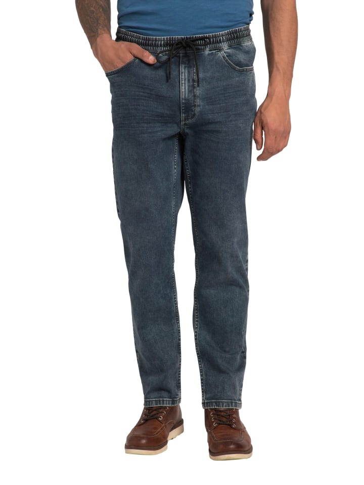 Jeanshose in dark blue denim