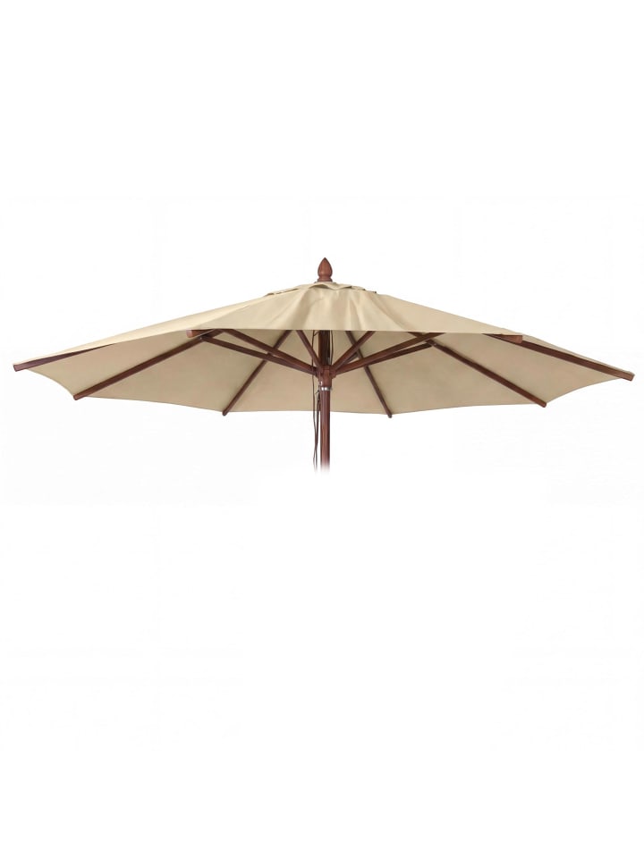 Ersatz-Bezug für Gastronomie Holz-Sonnenschirm C57b, Creme