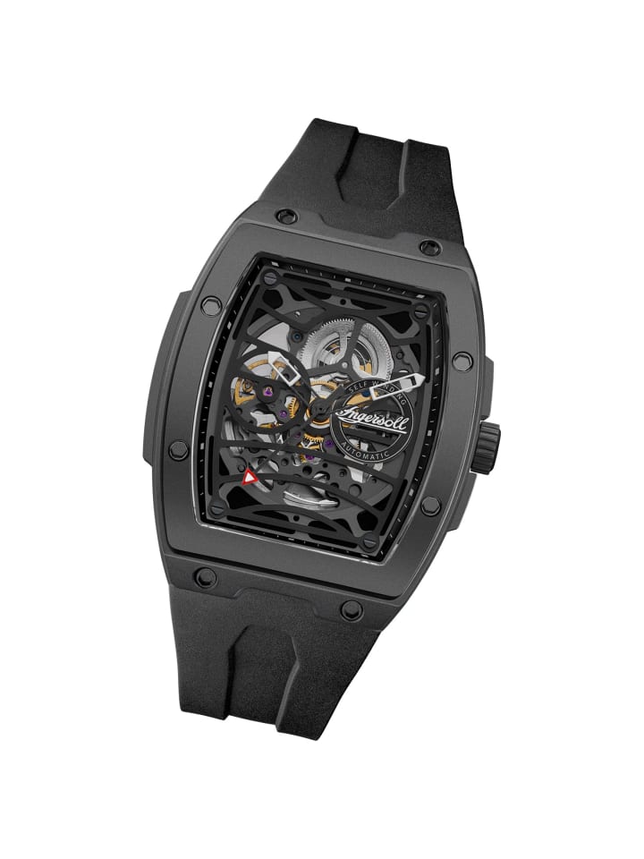 Armbanduhr Ingersoll The Rim schwarz groß (ca. 42mm)