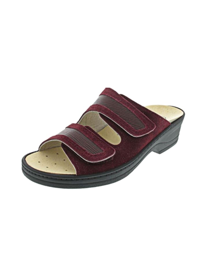 SHOES "Damen Pantolette" in tinto Velourrojo