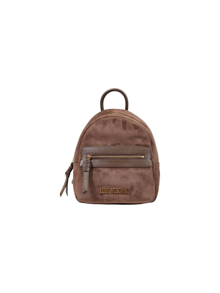 Braun Polyester Rucksack