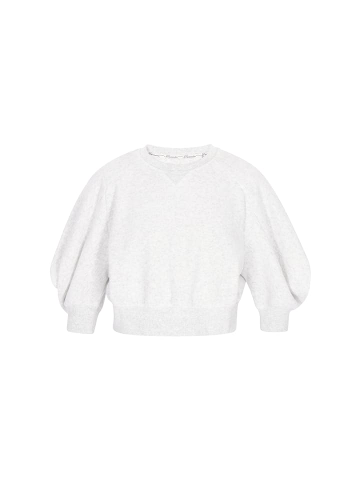 Women Sweatshirt in offwhite melange