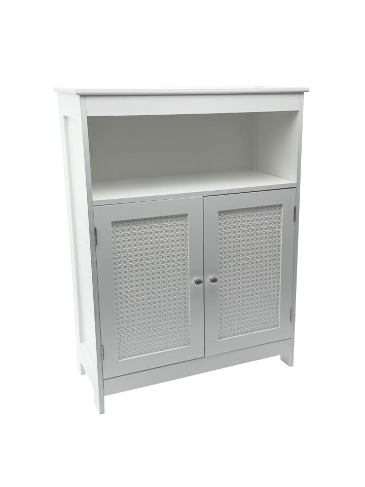 Badregal in Weiß / MDF / 60x28x80