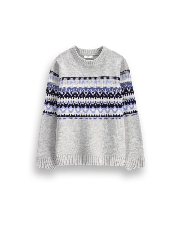 Strickpullover in grau