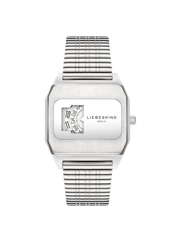 Armbanduhr Vinyl Vision in silber