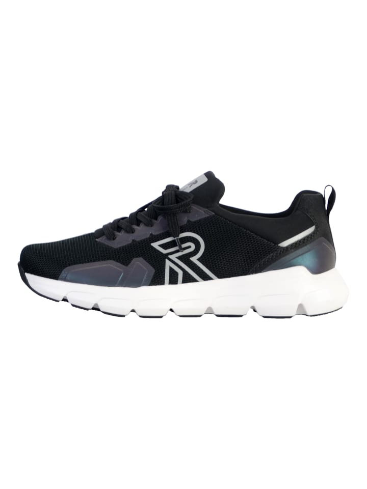 R Evolution Schnür-Sneaker Schwarz