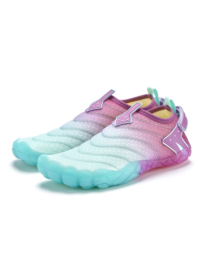 Aquaschuh in türkis/pink