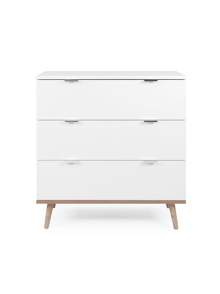 Kommode COPENHAGUE in Weiß - (W)79,8 x (H)86,5 x (L)40 cm