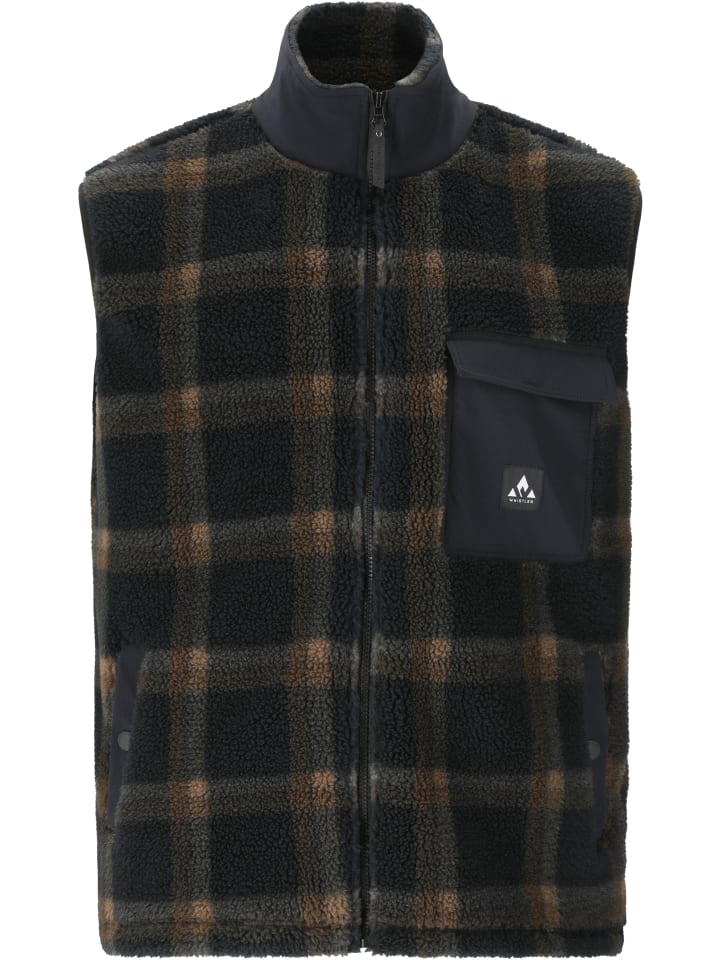 Fleece-Weste Carrillo in 1001 Black
