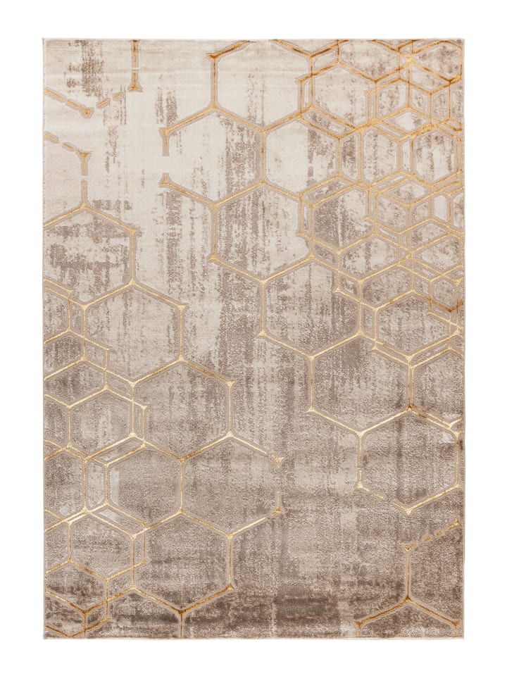 Wohnzimmer Teppich – Kurzflorteppich Mineral 525 in beige