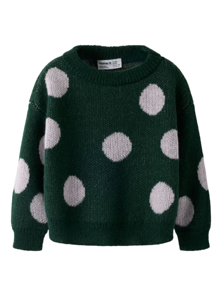 Strickpullover Rundhals Langarm Nmfolisa in pine grove
