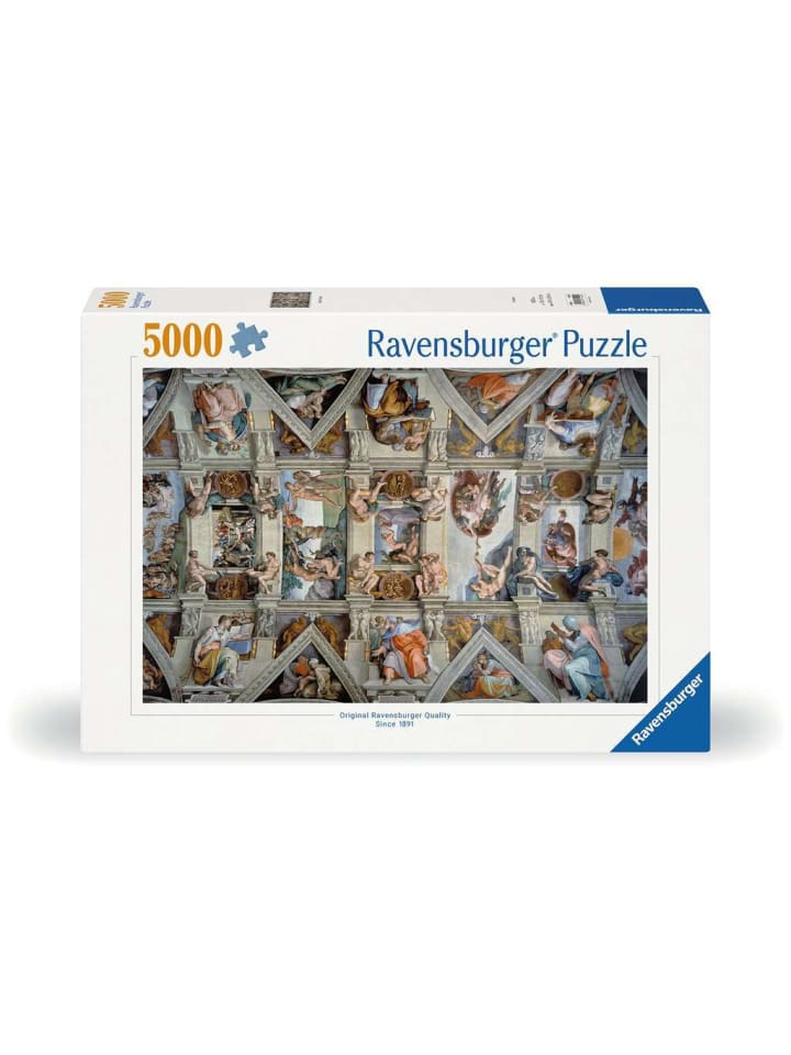 Ravensburger Puzzle 5.000 Teile Sixtinische Kapelle in bunt