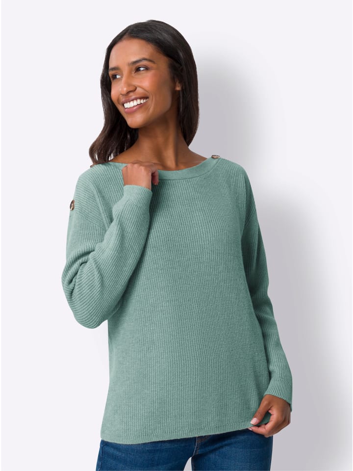 Pullover in salbei