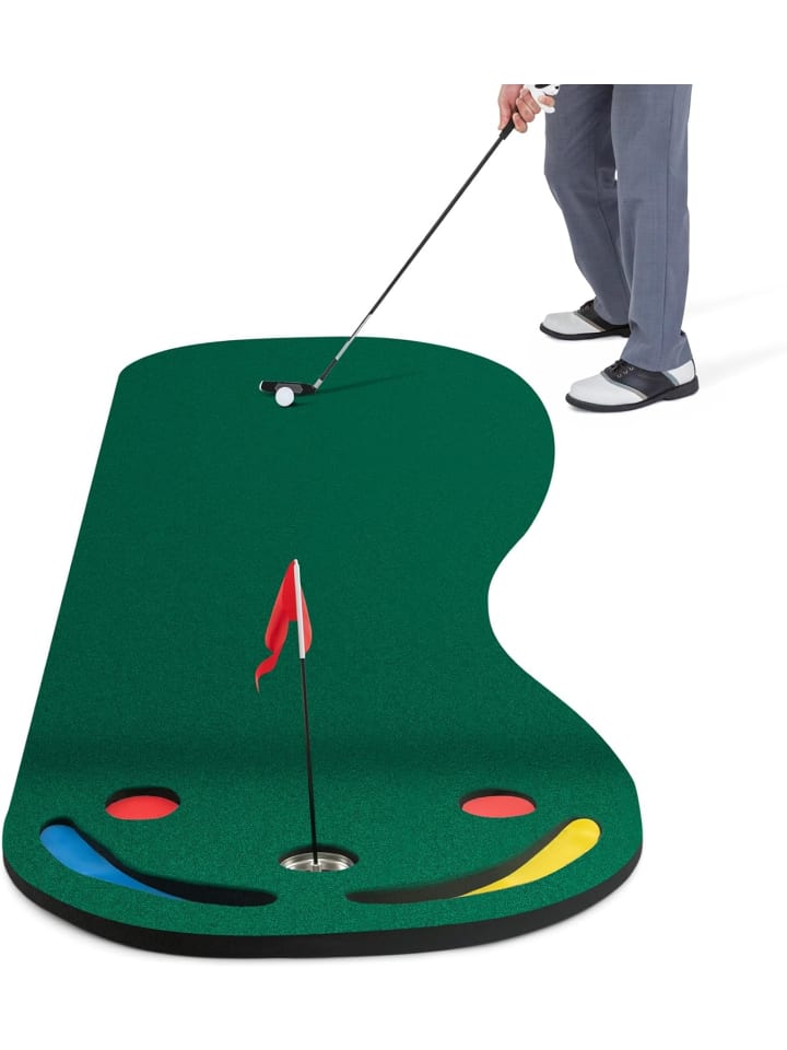 Puttingmatte Golf Training 300 x 96 cm in Grün