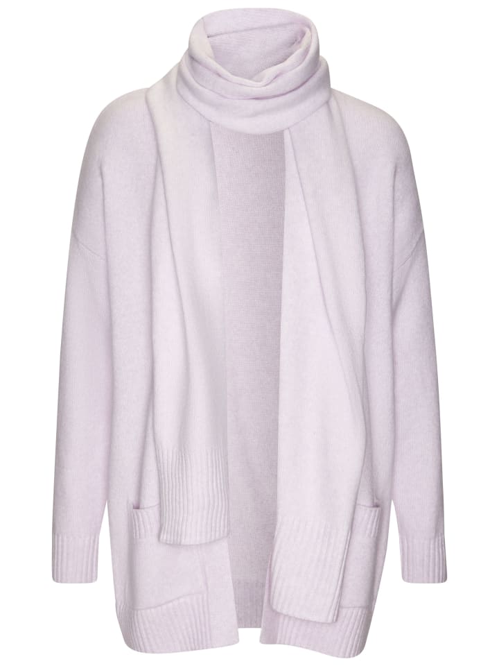 Strickjacke in flieder meliert