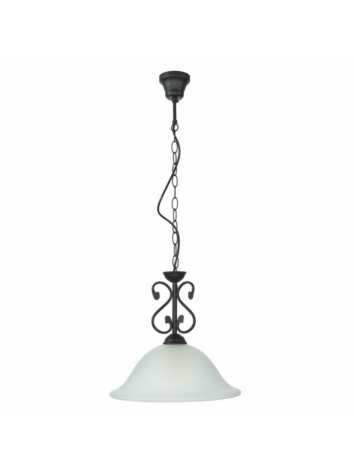 Pendelleuchte Ø 40 x (T)90 cm in Schwarz Weiß