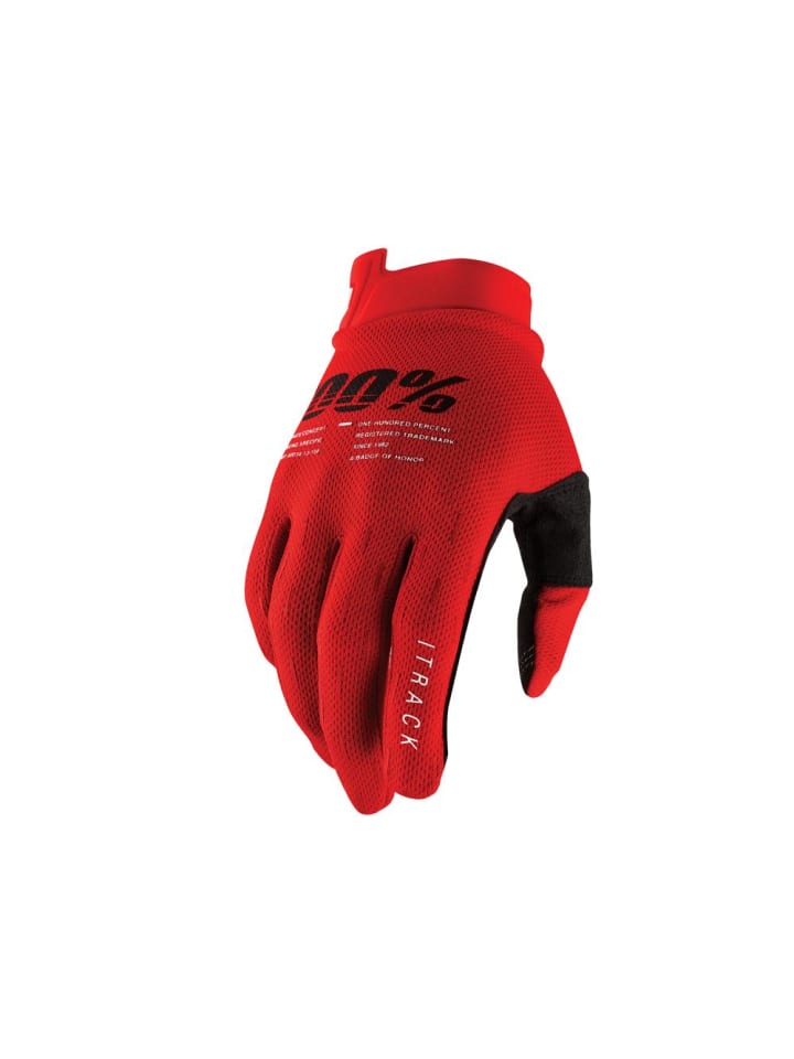 iTrack Gloves red ultraleichter MTB Handschuh mit maximalem Grip