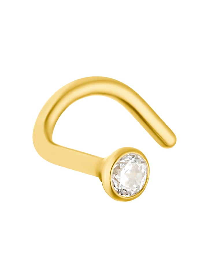 Nasenpiercing Gold 750/18 ct in Gold