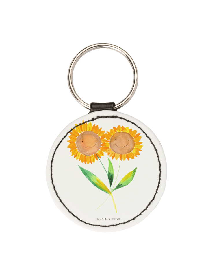 Anhänger Blume Sonnenblume ohne Spruch in Weiß
