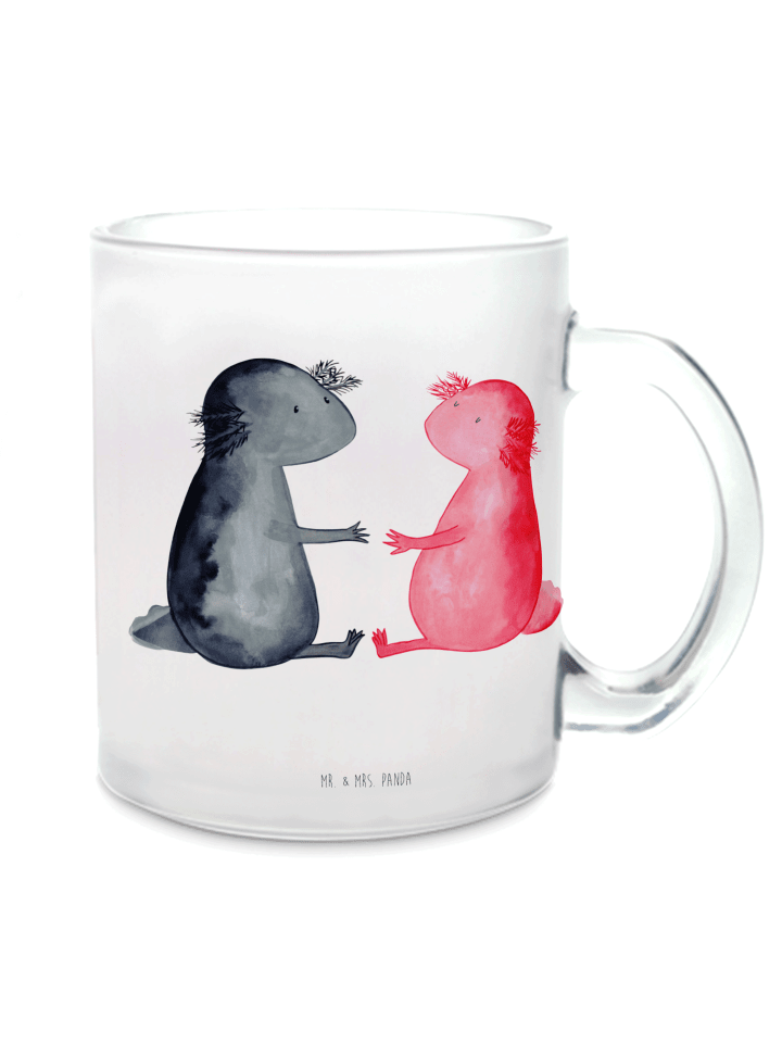 Kaffeepott Axolotl Liebe ohne Spruch in Transparent