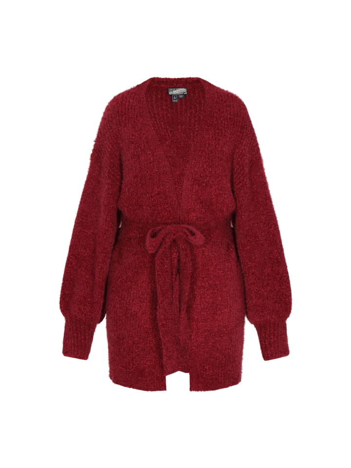 Women Cardigan in burgundy