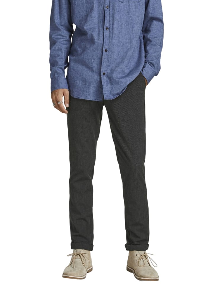 Stoffhose / Chino JPSTMARCO JJCONNOR slim in Grau