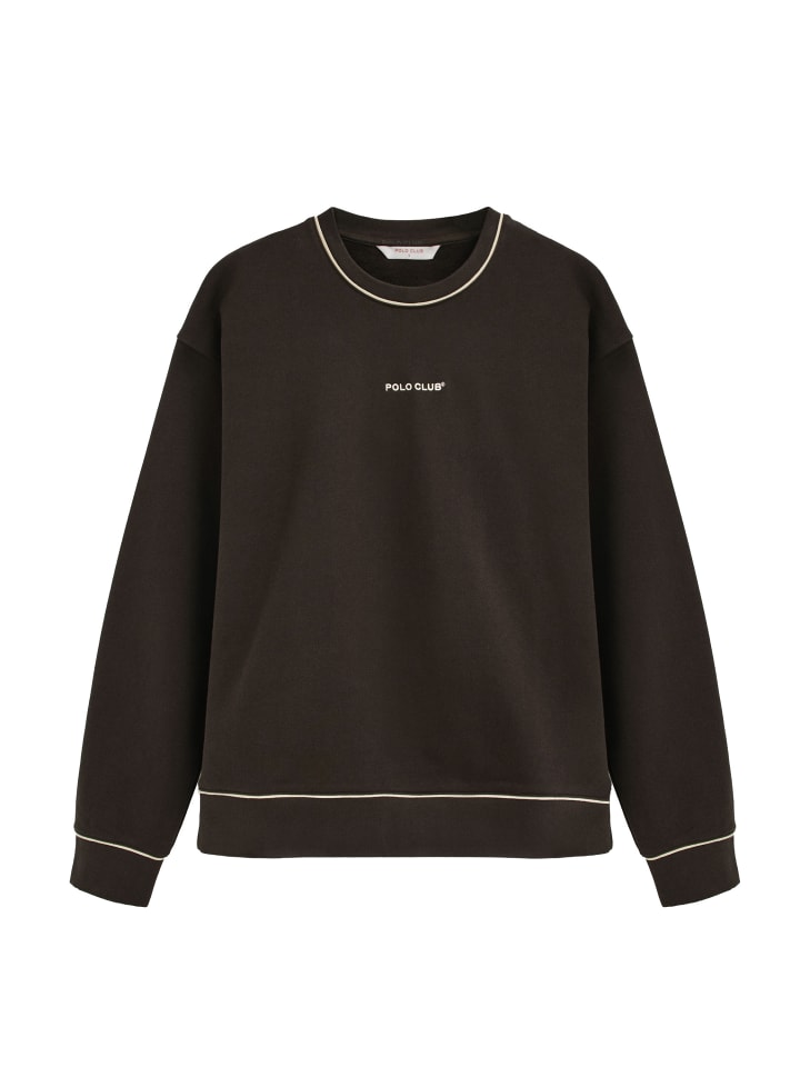 Sweatshirt WOMAN LUA LONG SLEEVE REGULAR FIT in Dunkle Schokolade