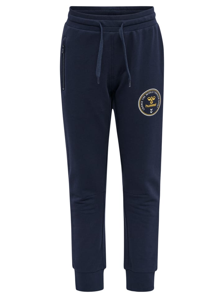 Verstellbare Taille Hose Hmlmath Lebensstil Kinder in BLACK IRIS