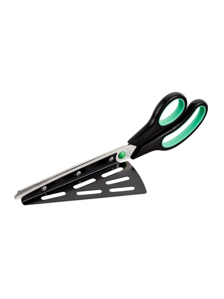 Pizzaschere in Schwarz/Grün
