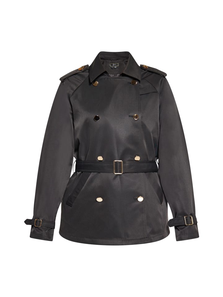 Damen Kurzmantel in Schwarz