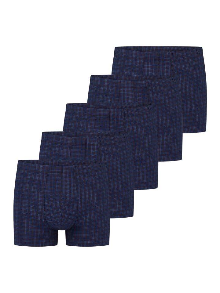 Retro Short / Pant Cotton Casual Cotton in Dunkelblau