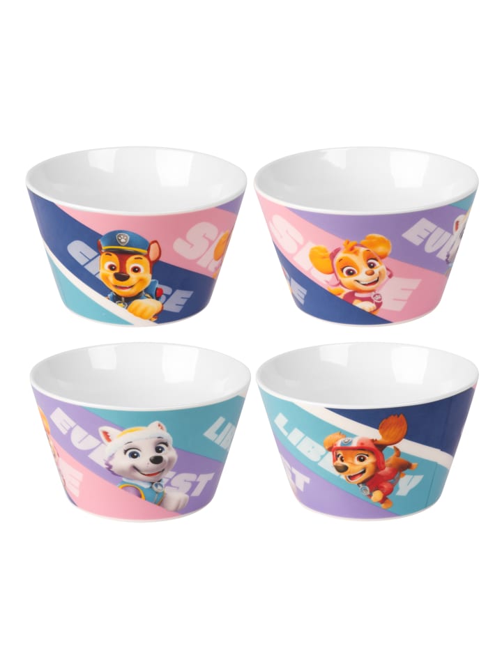 Paw Patrol Schüssel - Paw Girl - Müslischale Porzellan 500ml in Mehrfarbig