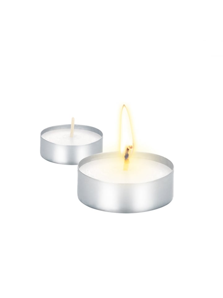 Teelichter FANCY HOME, 10 Stück in silber