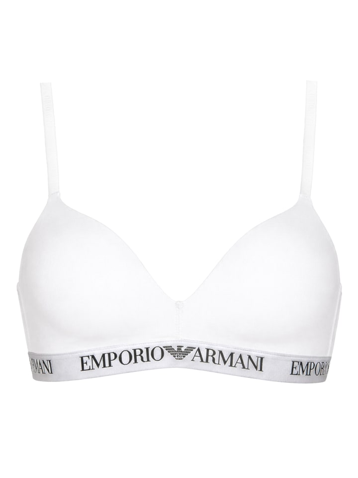 Padded Triangle Bra in Weiß