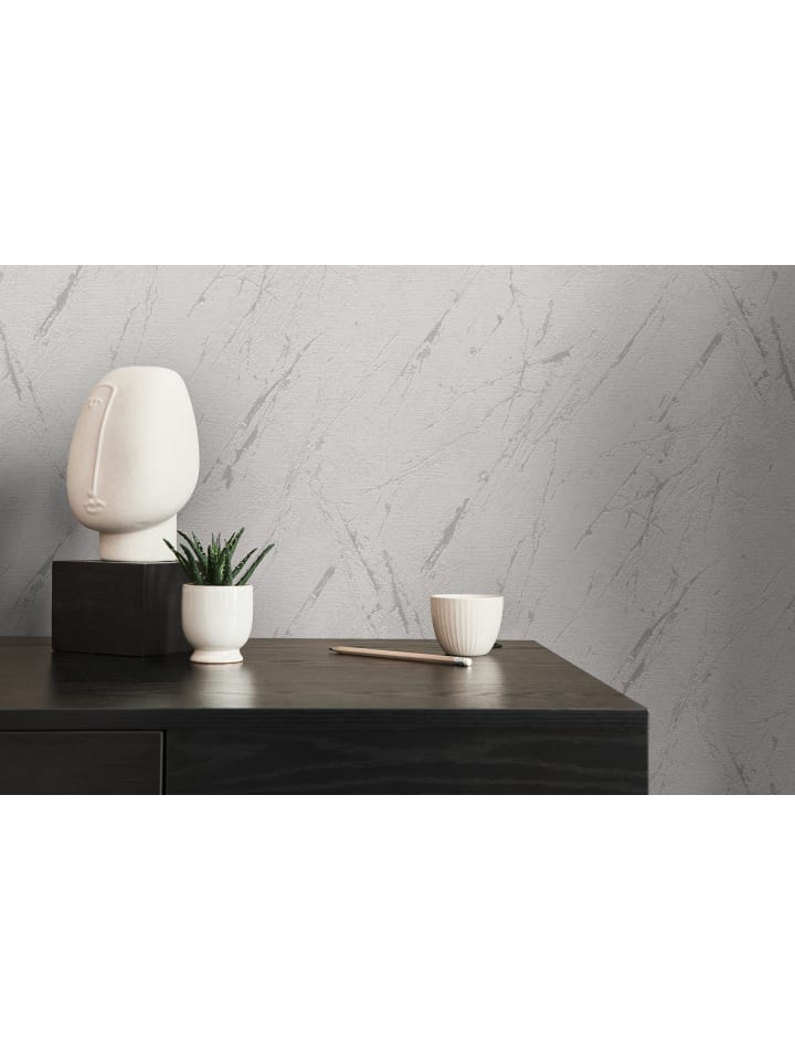 Tapete Marble Touch in Grau