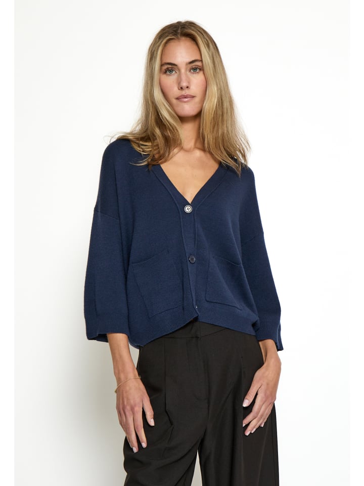 Strickjacke in NAVY
