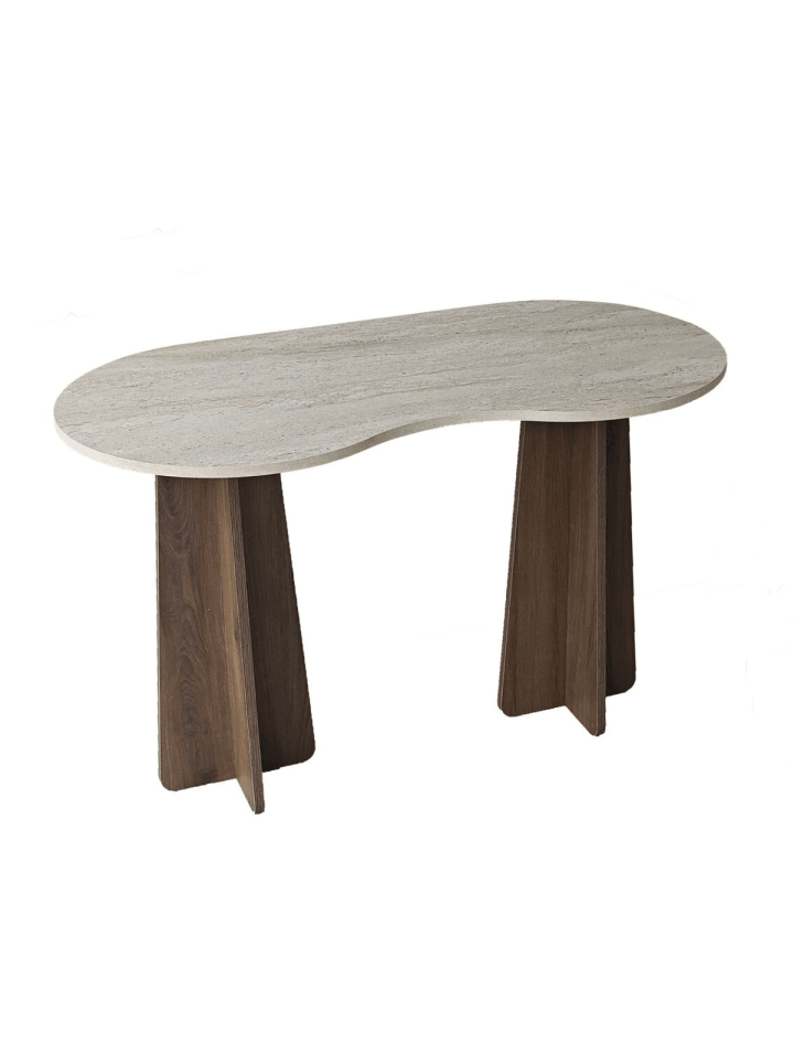 Schreibtisch COMO in Walnuss - (W)120 x (H)75 x (L)60 cm