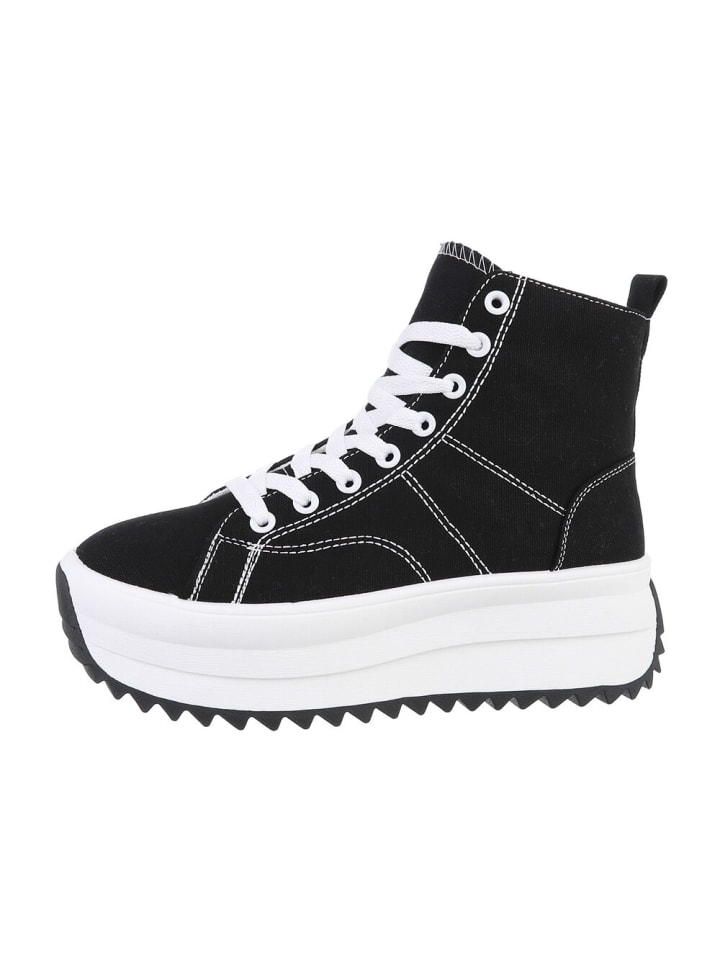 Freizeitschuh in Schwarz und Weiß