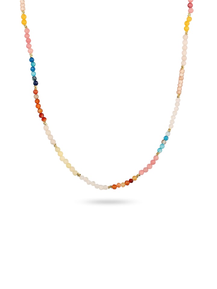 Halskette 925 Sterling Silber in Bunt